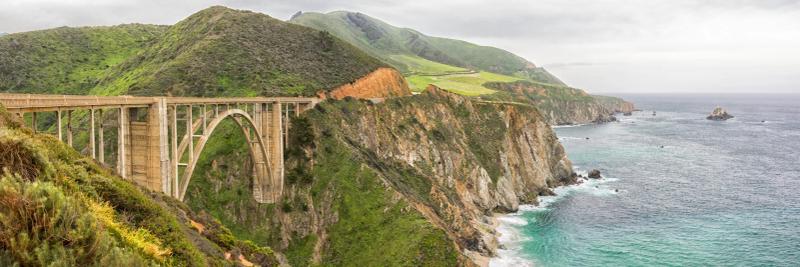 Option 3: Bixby Creek Bridge and Pfeiffer Beach: Iconic Vista Stops